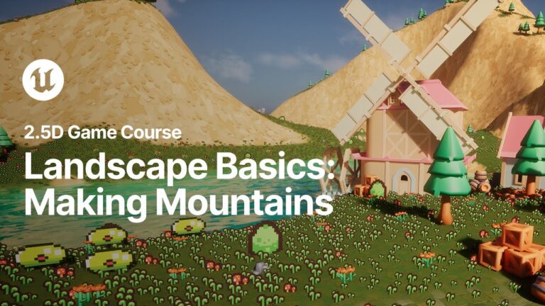 Read more about the article Landscape Basics: Making Mountains | 2.5D Game Course