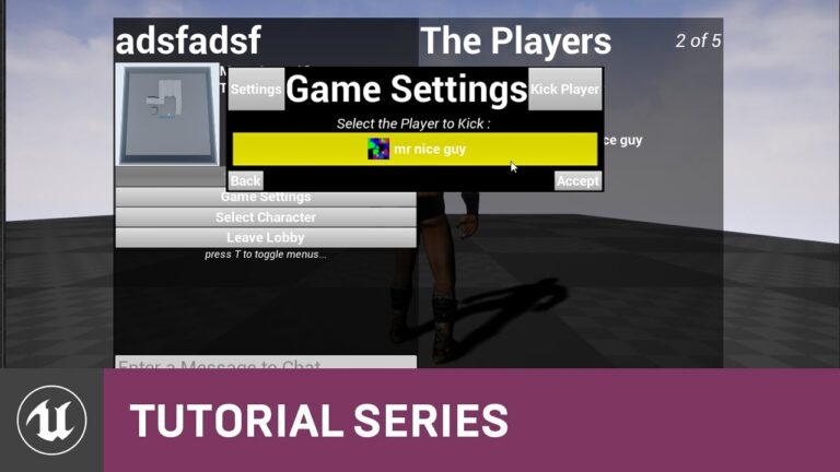 Read more about the article Blueprint Multiplayer: Kick Player Setup | 19 | v4.11 Tutorial Series | Unreal Engine