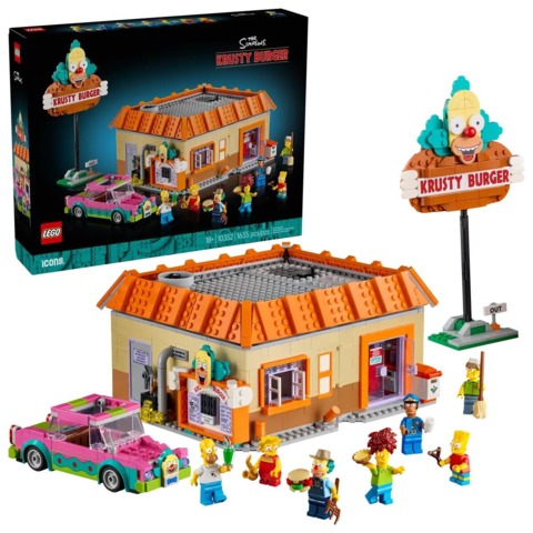 Read more about the article The Simpsons Krusty Burger Lego Set Releases Very Soon